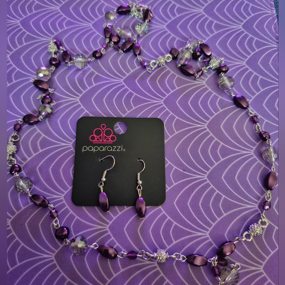 Paparazzi Purple Jewelry Set